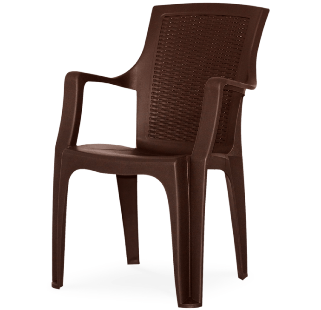 Pack 25 Cadeiras Queen Ratan Castanho