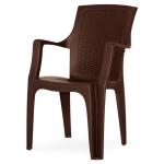 Pack 25 Cadeiras Queen Ratan Castanho