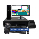 Sistema POS / TPV Modular Sem Toque: POS Modular + Gaveta De Dinheiro + Impressora Térmica 58mm + Teclado