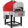 Forno para Pizza a Gás com Base Fixa em Pedra 9 Pizzas com Diâmetro de 300 mm