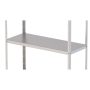 Prateleira de aço inoxidável adicional para estante 1000x400mm