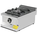 Fogão a gás de mesa 2 queimadores 2x3,6 kw 400x635x285mm