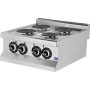 Fogão elétrico de mesa 4 zonas 4x1,75 kw 600x635x285mm