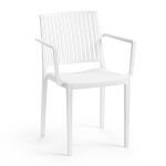 Pack 50 Cadeiras BARS com braços Branca