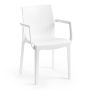 Pack 40 Cadeiras EMMA com braços Branca
