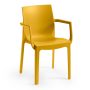 Pack 40 Cadeiras EMMA com braços Mustarda
