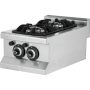 Fogão a gás de mesa 2 queimadores 2x3,6 kw 400x635x285mm