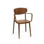 Pack 50 Cadeiras MARE com braços Castanha