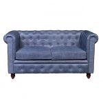 Sofá Chester 2 lugares azul