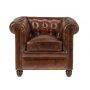 Cadeirão Chester castanho