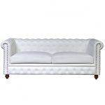 Sofá Chester 3 lugares branco