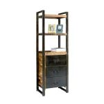 Estante Factory com 3 gavetas