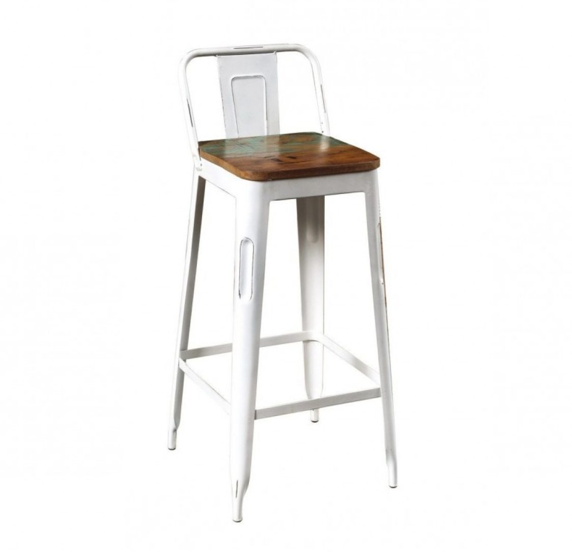 Pack 24 Bancos de Bar Cook Branco