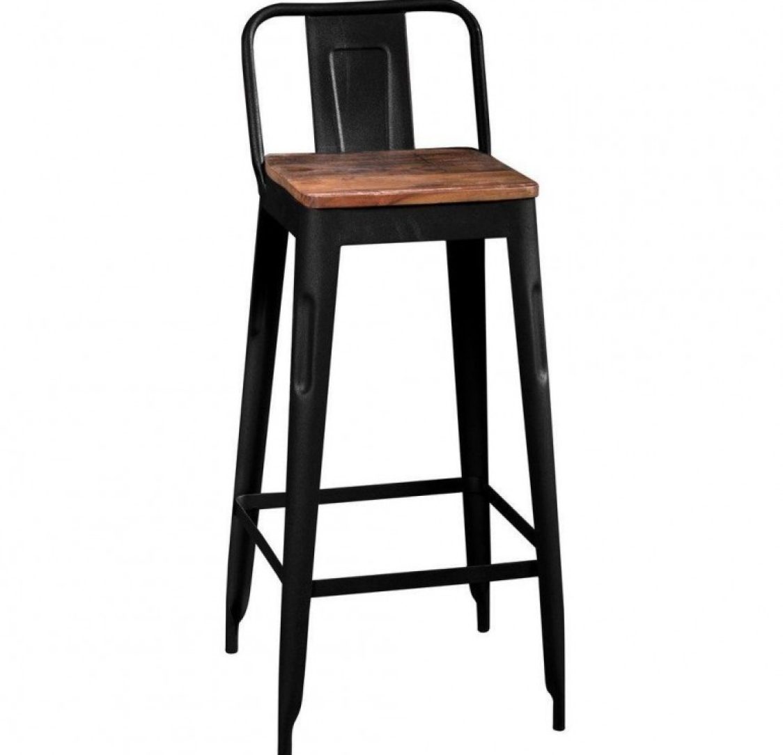 Pack 24 Bancos de Bar Cook Preto