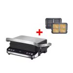 Grelha de Contacto / Sanduicheira 2000W + Formas para Waffles