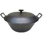 Panela / Wok de Ferro Fundido ⌀26cm com tampa