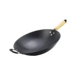 Wok de Fundo Redondo ⌀37cm com pega
