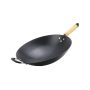 Wok de Fundo Redondo ⌀37cm com pega