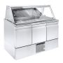 Vitrine / Bancada de Peixe e Marisco com 3 portas 312L 134cm