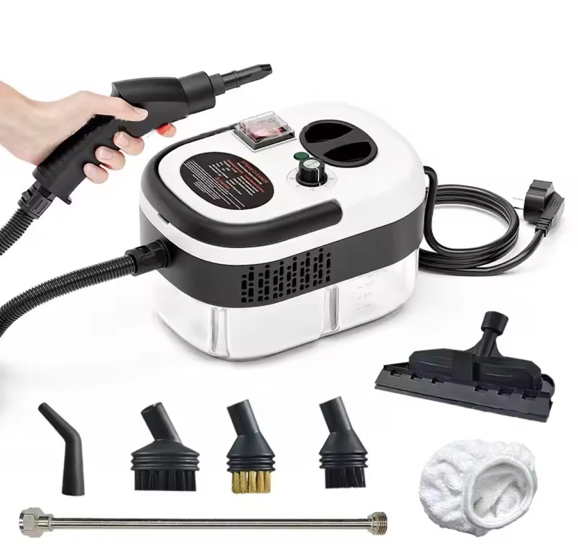 Máquina de Limpeza a Vapor à Pressão 2500W – Branca 1200ml