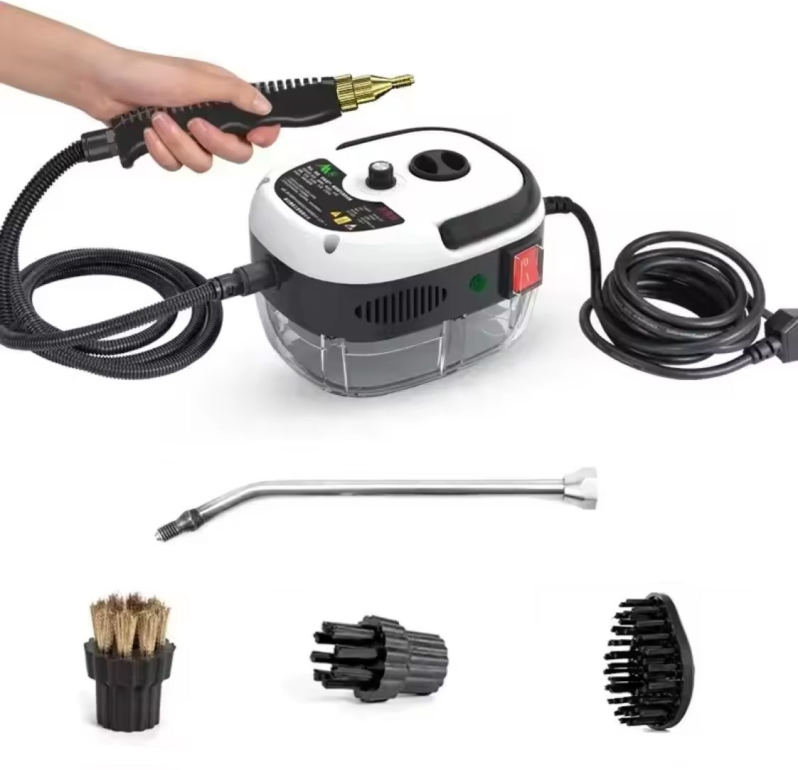 Máquina de Limpeza a Vapor à Pressão 2500W – Branca 900ml