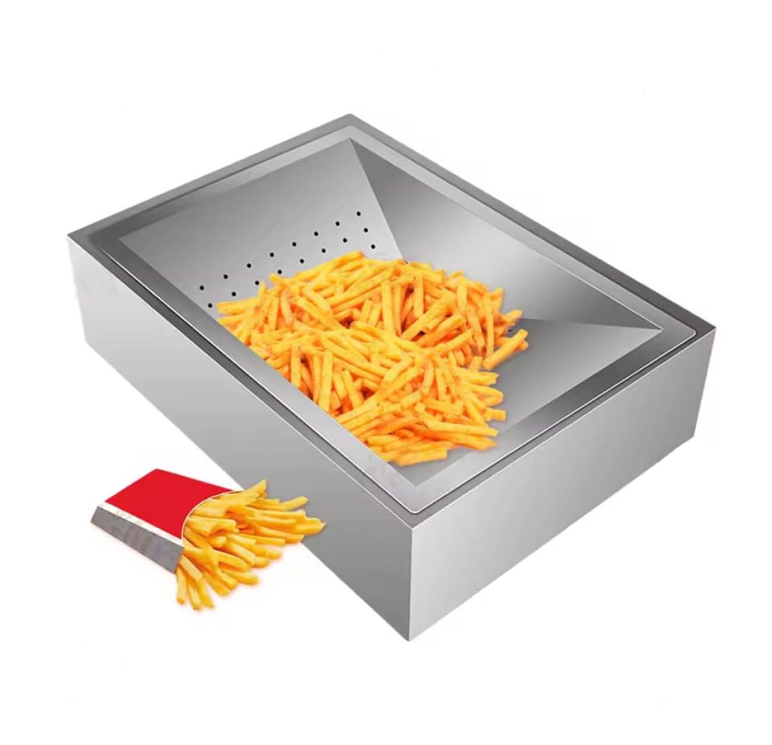 Aquecedor de Batatas Fritas 52×37.5×14 cm