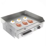 Chapa Elétrica 55cm de Aço Inoxidável 3000W