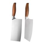 Conjunto de 2 Facas de Corte e Cutelo Japonesas Profissionais