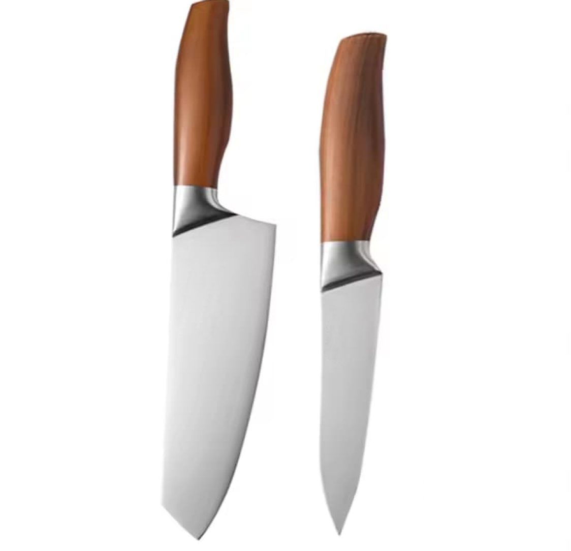 Conjunto de 2 Facas de Legumes e de Chef Japonesas Profissionais