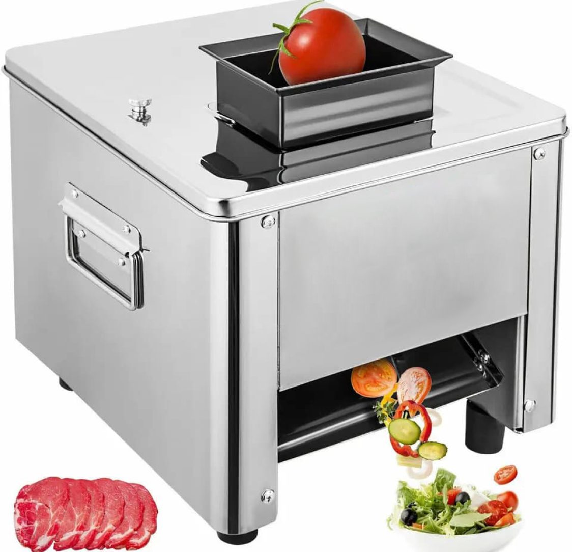 Cortador / Picador de Carne e Legumes Profissional 850W com Lâminas de Corte de 2.5mm