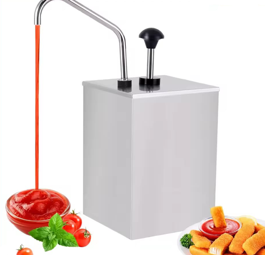 Dispensador de molho / geleia 3.6L em Aço Inoxidável