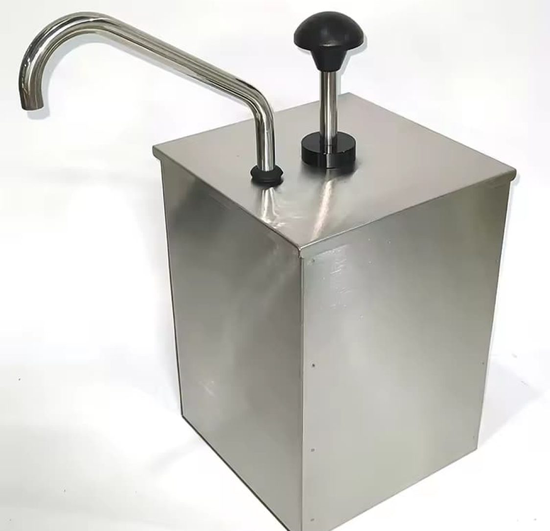 Dispensador de molho / geleia 4L em Aço Inoxidável