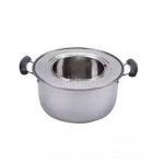 Panela a Vapor Ø30cm em Aço Inoxidável