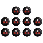 Conjunto 10 Discos de chamada para restaurante / Beeper / Pager alcance 200m