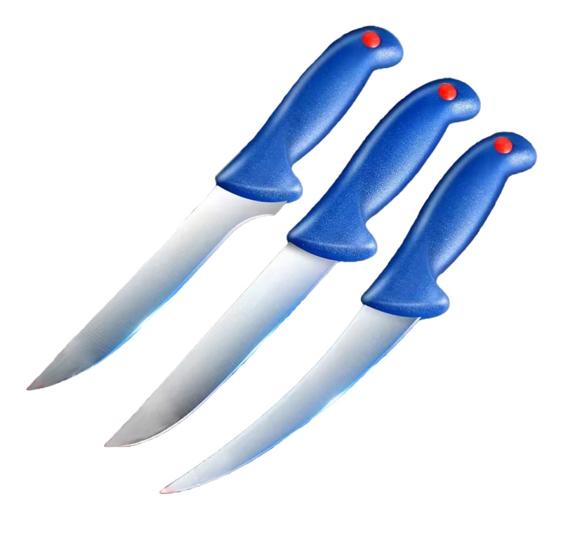 Conjunto 3 Facas de Desossar e de Legumes Profissionais