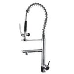 Torneira de Chuveiro Cromada com misturador de água quente e fria