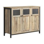 Aparador com 3 Portas Castanho Turquesa