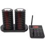 Conjunto 20 Discos de chamada para restaurante / Beeper / Pager alcance 500m com teclado separado