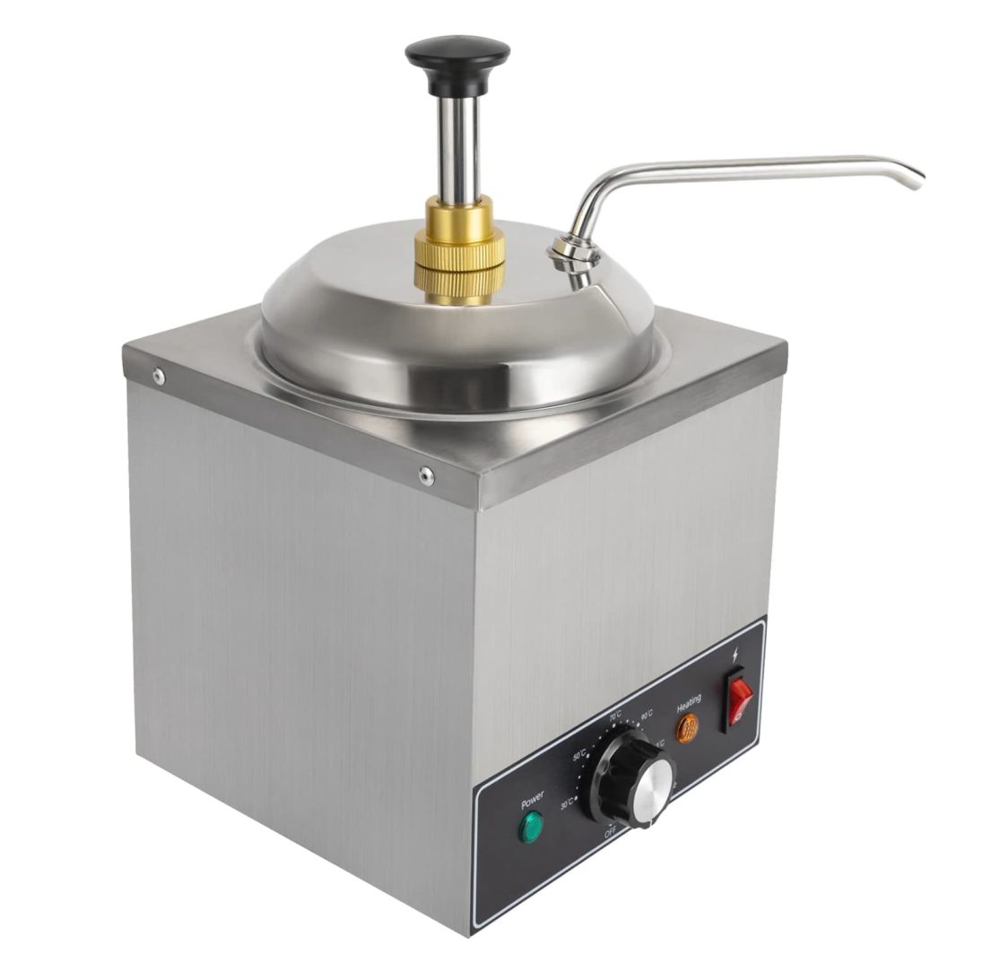 Dispensador de molho / geleia elétrico 2L em Aço Inoxidável 650W