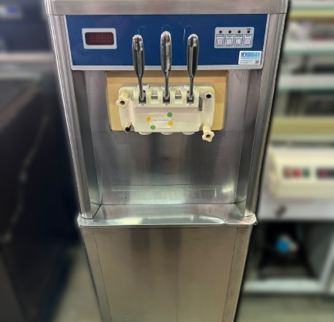 Máquina de Gelado Profissional 3 Sabores