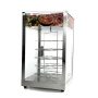 Vitrine Aquecida para Pizzas Rotativa 650W 490x490x810mm