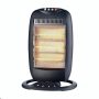 Aquecedor de Halogénio Preto Oscilante 1200W