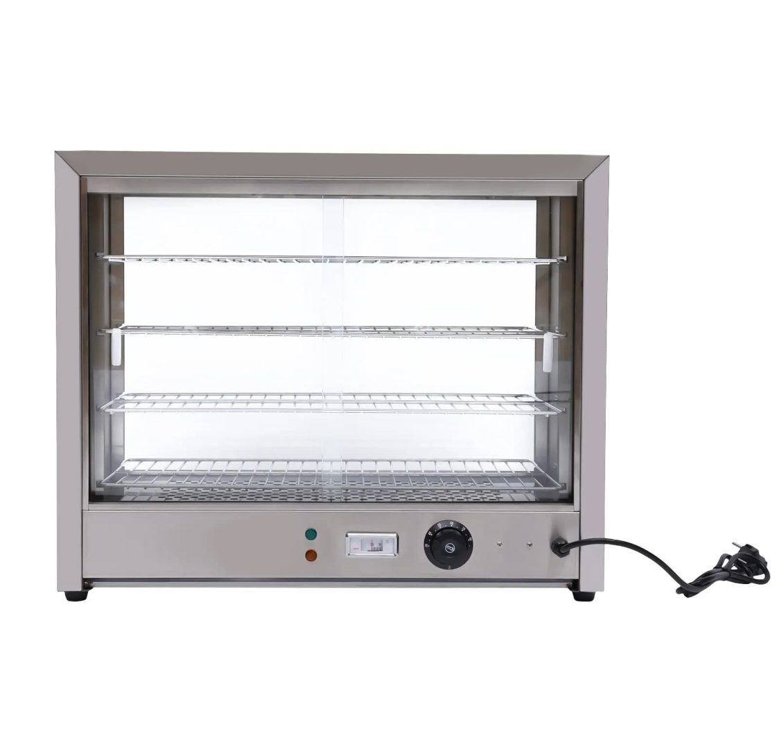Vitrine de Aquecimento de Alimentos com 4 camadas 800W
