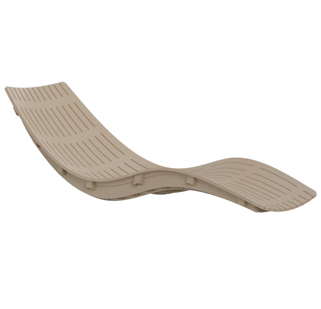 Pack de 20 unidades Espreguiçadeira Havana Taupé