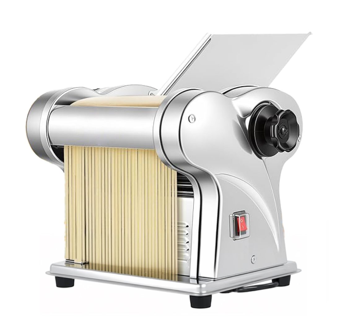 Máquina de Esticar Massa Fresca Elétrica com 2 lâminas de 1.5 e 4 mm